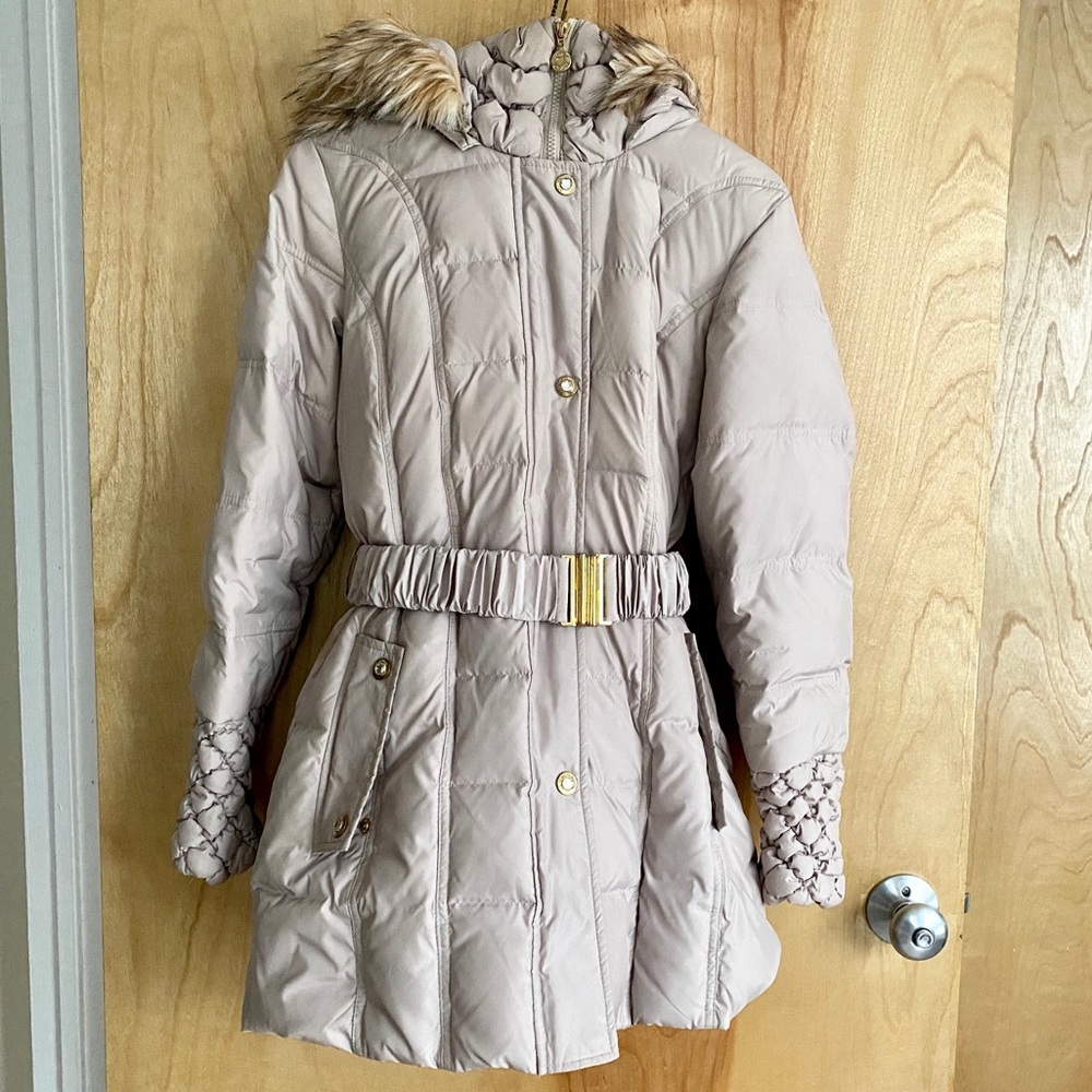 Betsey Johnson Puffer Waisted Coat - S